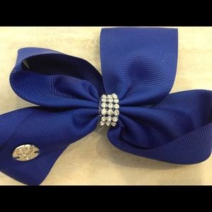 Mini Navy Blue Jojo Bow